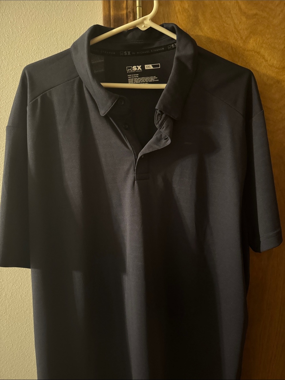 Men's Polo Shirt - Deep Navy Performance Knit